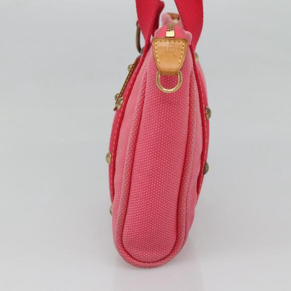 LOUIS VUITTON Antigua Cabas PM Hand Bag Rouge Pink M40088 - Picture 5 of 12